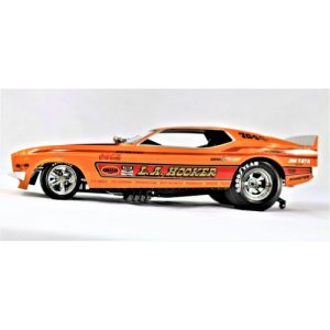1971 FORD MUSTANG (FUNNY CAR) L.A.HOOKER MODEL CAR | DIE-CAST 1:18 SCALE | BY AUTO WORLD