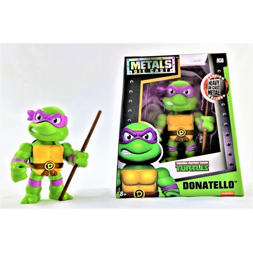 DONATELLO (TEENAGE MUTANT NINJA TURTLES) | ACTION FIGURE | 4" TALL DIE-CAST METAL ACTION FIGURE (M 38) | BY JADA - Image 3