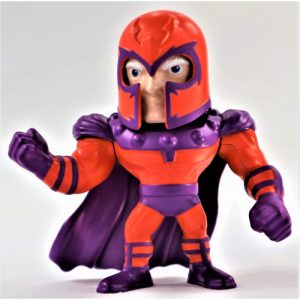 MAGNETO X-MEN ACTION FIGURE | 100% DIE-CAST METAL 4" TALL M140 | MARVEL X-MEN MAGNETO ACTION FIGURE | BY JADA #97903