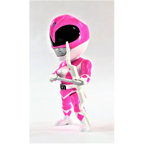 PINK RANGER | MIGHTY MORPHIN POWER RANGERS | PINK POWER RANGER DIE-CAST ACTION FIGURE (M 403) | BY JADA - Image 3