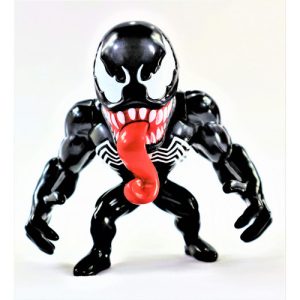 VENOM SPIDER-MAN | MARVEL ACTION FIGURE VENOM 4" DIE-CAST METAL ACTION FIGURE M254| BY JADA