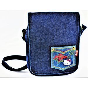 HELLO KITTY DENIM SHOULDER POUCH