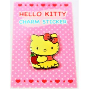 HELLO KITTY METALLIC CHARM STICKER