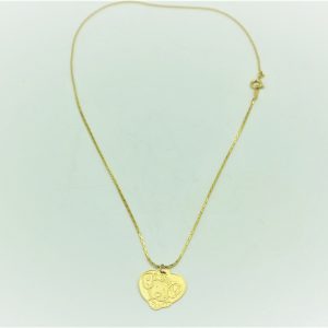 SPOTTI DOTTIE GOLD PENDANT WITH CHAIN