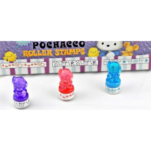 POCHACCO MASCOT ROLLER STAMP  | AUTHENTIC CLASSIC POCHACCO ROLLER STAMP | Blue
